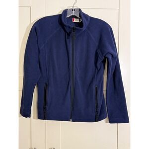 Clique Blue Fleece Full Zip Jacket M Medium Warm Cozy Outdoor Layer‎